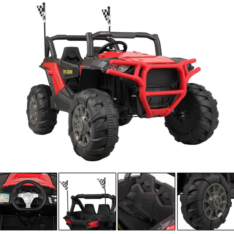 Load image into Gallery viewer, 12V Kids Electric Battery-Powered Ride-On SUV Buggy Car with 3 Speed Settings Red
