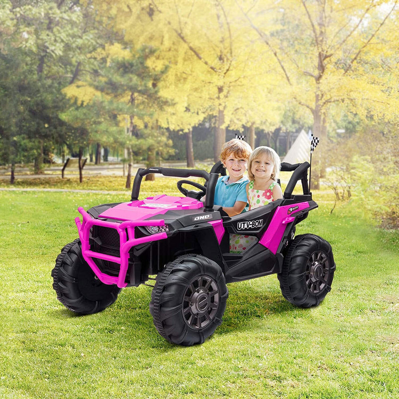 Load image into Gallery viewer, 12V Pink Electric Battery-Powered Kids Ride-On SUV Car with 3 Speeds
