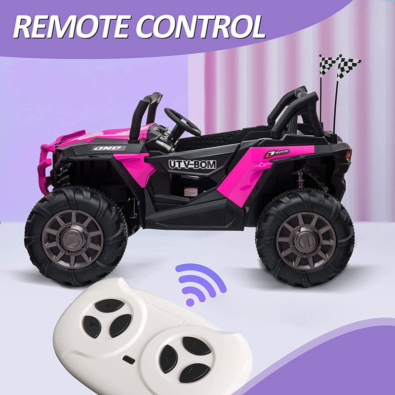 Load image into Gallery viewer, 12V Pink Electric Battery-Powered Kids Ride-On SUV Car with 3 Speeds
