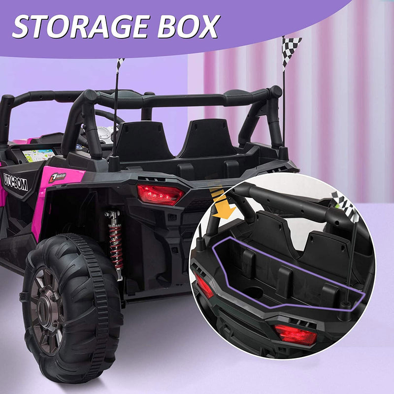 Load image into Gallery viewer, 12V Pink Electric Battery-Powered Kids Ride-On SUV Car with 3 Speeds

