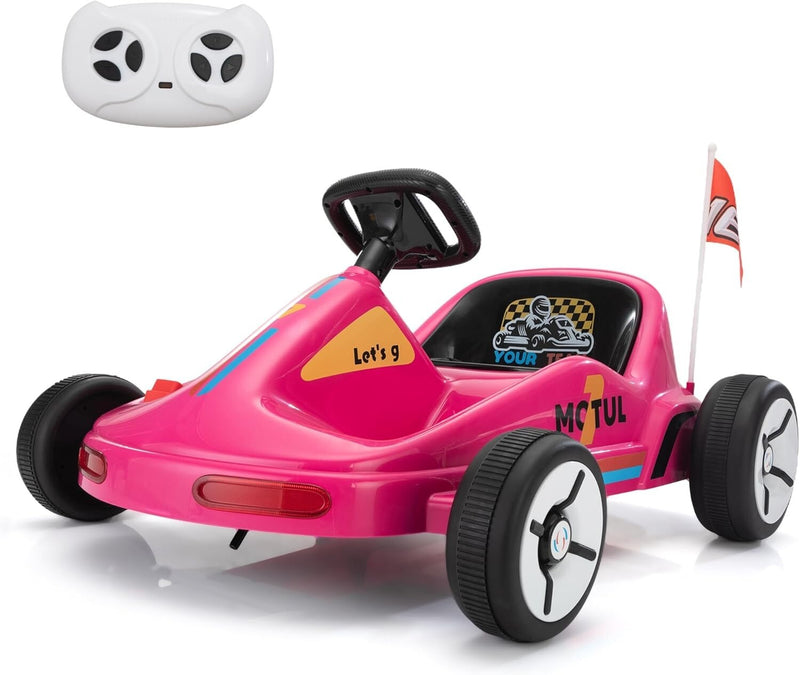 Load image into Gallery viewer, 12V Kids Electric Ride-On Go Kart Toy Car with Remote Control for Ages 3-8 Years
