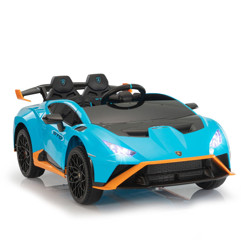 Load image into Gallery viewer, TOBBI 12V Kids Electric Lamborghini STO Sports Car with Remote Control
