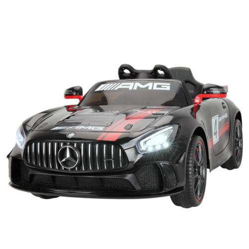 Load image into Gallery viewer, TOBBI 12V Kids Electric Mercedes-Benz Car Ride On Toy in Black
