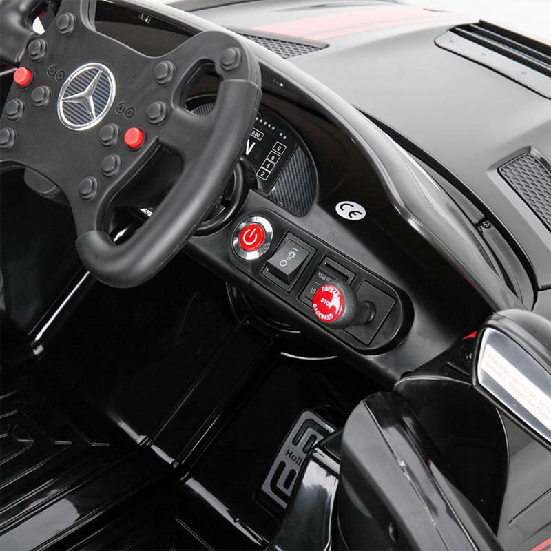 Load image into Gallery viewer, TOBBI 12V Kids Electric Mercedes-Benz Car Ride On Toy in Black
