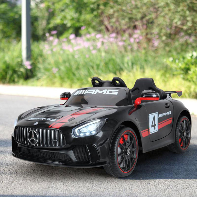 Load image into Gallery viewer, TOBBI 12V Kids Electric Mercedes-Benz Car Ride On Toy in Black
