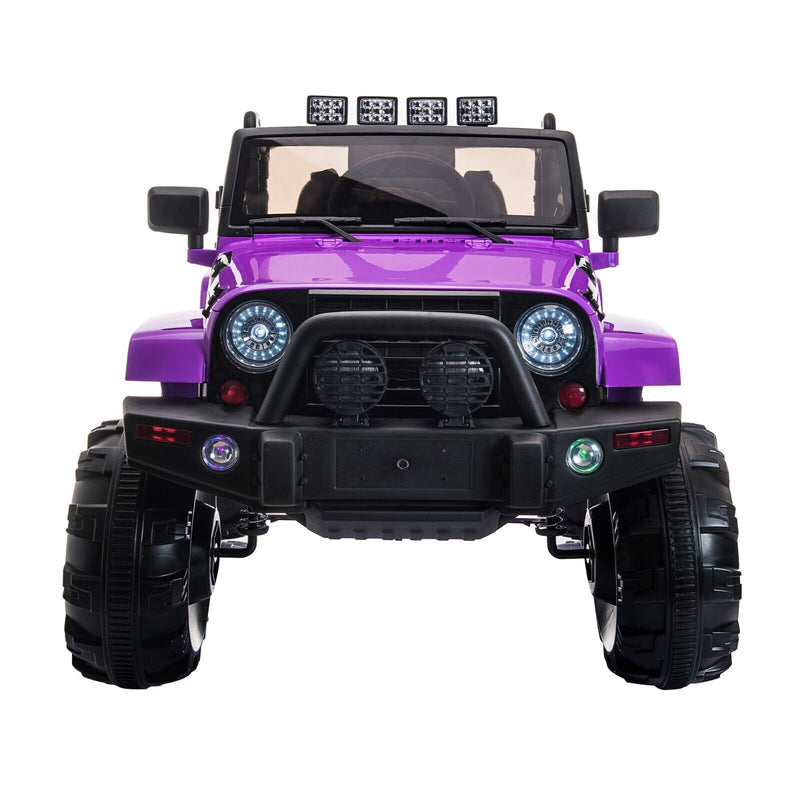 Load image into Gallery viewer, TOBBI 12V Kids Electric Truck Car with Remote Control, Music, and LED Lights
