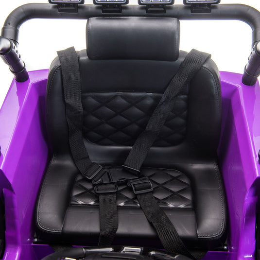 TOBBI 12V Kids Electric Truck Car with Remote Control, Music, and LED Lights