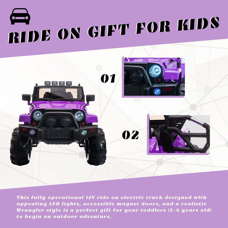 Load image into Gallery viewer, TOBBI 12V Kids Electric Truck with Remote Control, Music, and Horn - Fun Ride-On Car for Children
