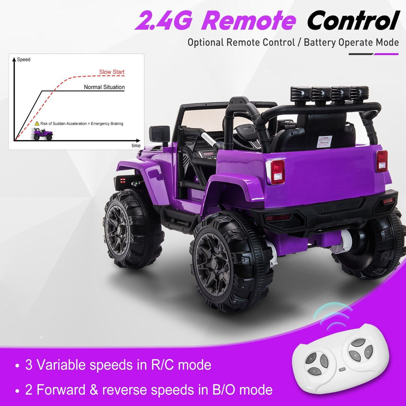 Load image into Gallery viewer, TOBBI 12V Kids Electric Truck with Remote Control, Music, and Horn - Fun Ride-On Car for Children
