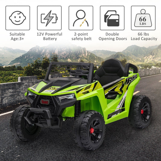 12V Kids Electric Off-Road UTV Toy Car with LED Lights