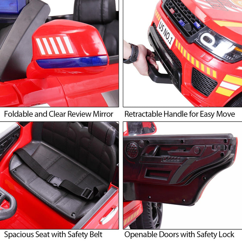 Load image into Gallery viewer, 12V Electric Kids Vehicle with Remote Control and Music for Ages 3-8
