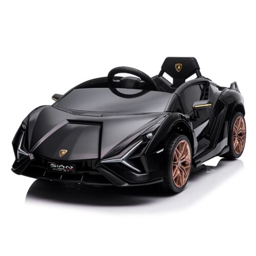 Load image into Gallery viewer, TOBBI 12V Kids Lamborghini SIAN Electric Car with Remote Control - Perfect for Little Drivers!
