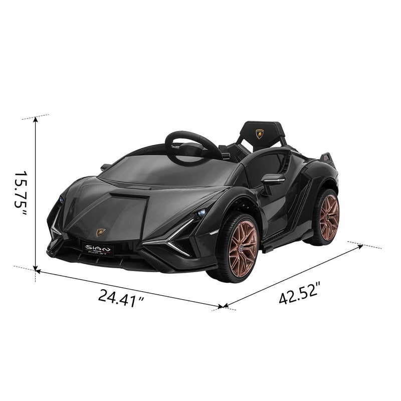 Load image into Gallery viewer, TOBBI 12V Kids Lamborghini SIAN Electric Car with Remote Control - Perfect for Little Drivers!

