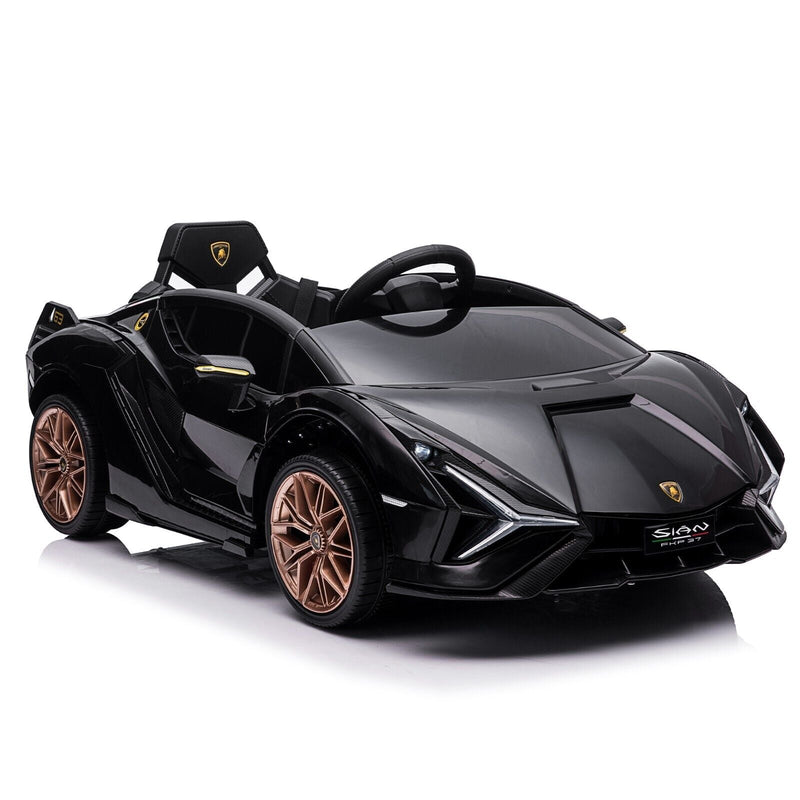 Load image into Gallery viewer, TOBBI 12V Kids Lamborghini SIAN Electric Car with Remote Control - Perfect for Little Drivers!
