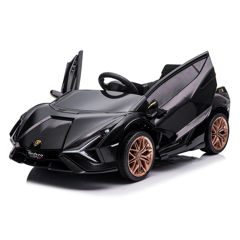 Load image into Gallery viewer, TOBBI 12V Kids Lamborghini SIAN Electric Car with Remote Control - Perfect for Little Drivers!
