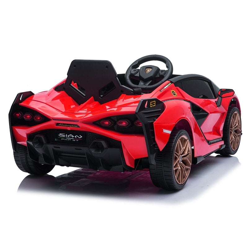 Load image into Gallery viewer, TOBBI 12V Kids Lamborghini SIAN Electric Car with Remote Control - The Perfect Ride for Young Drivers
