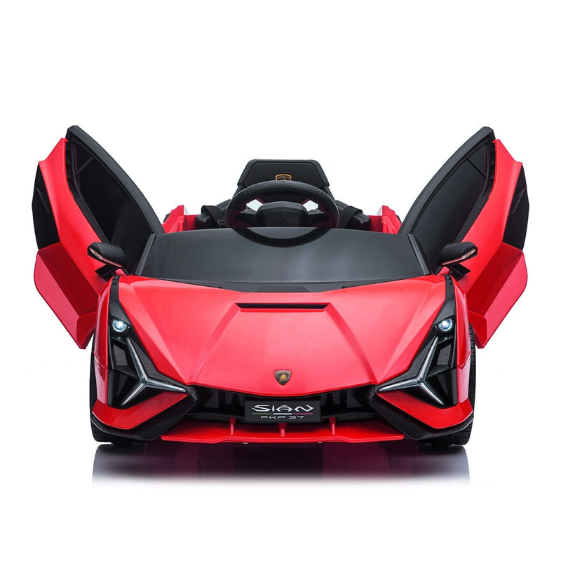 Load image into Gallery viewer, TOBBI 12V Kids Lamborghini SIAN Electric Car with Remote Control - The Perfect Ride for Young Drivers
