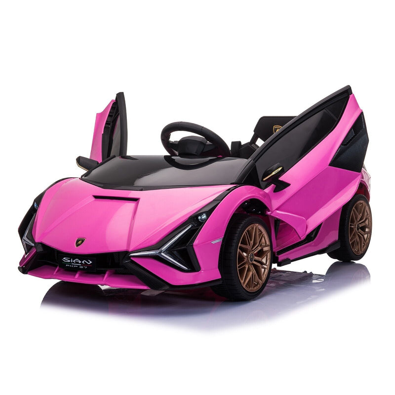 Load image into Gallery viewer, TOBBI 12V Kids Lamborghini SIAN Electric Ride-On Car with Parental Remote Control
