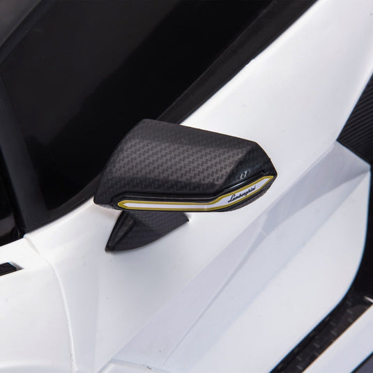 TOBBI 12V Kids Lamborghini Sian Ride-On Car with DIY Sticker Kit - Officially Licensed Electric Toy