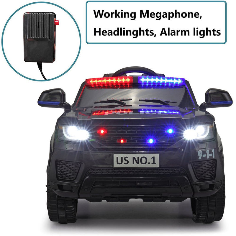Load image into Gallery viewer, 12V Kids Police Ride-On SUV Car with Parental Remote Control
