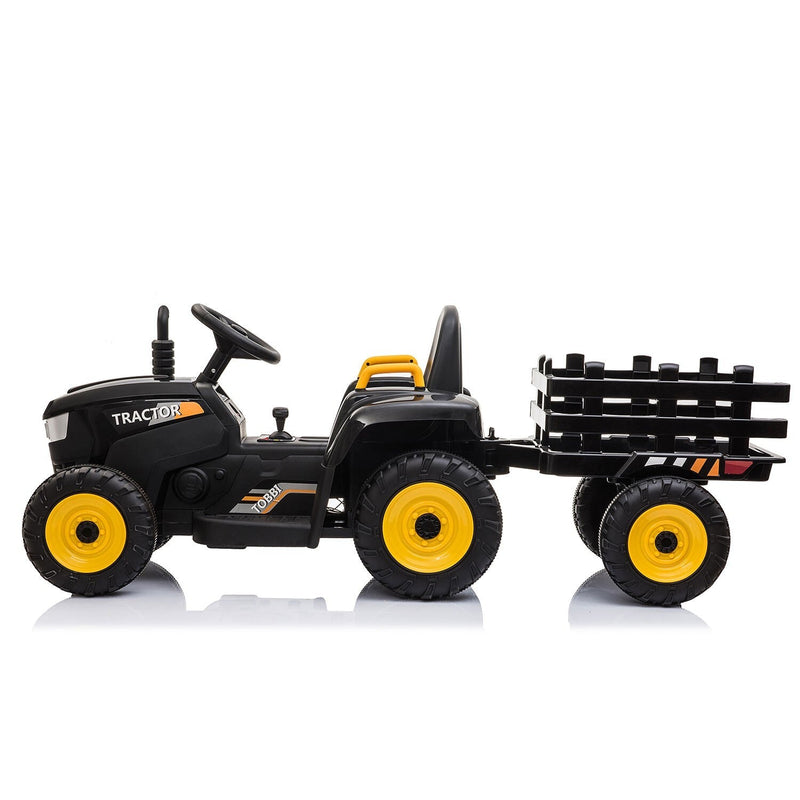 Load image into Gallery viewer, 12V Electric Ride-On Kids Tractor with Battery-Powered Toy Car and Trailer
