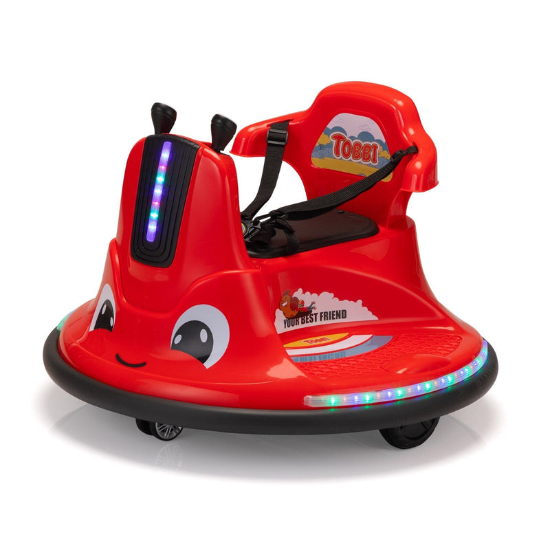 Load image into Gallery viewer, 12V Electric Ride-On Snail Bumper Car with Remote Control for Toddlers
