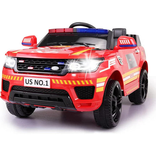 12V Kids Electric Police Ride-On Car with Remote Control and Siren