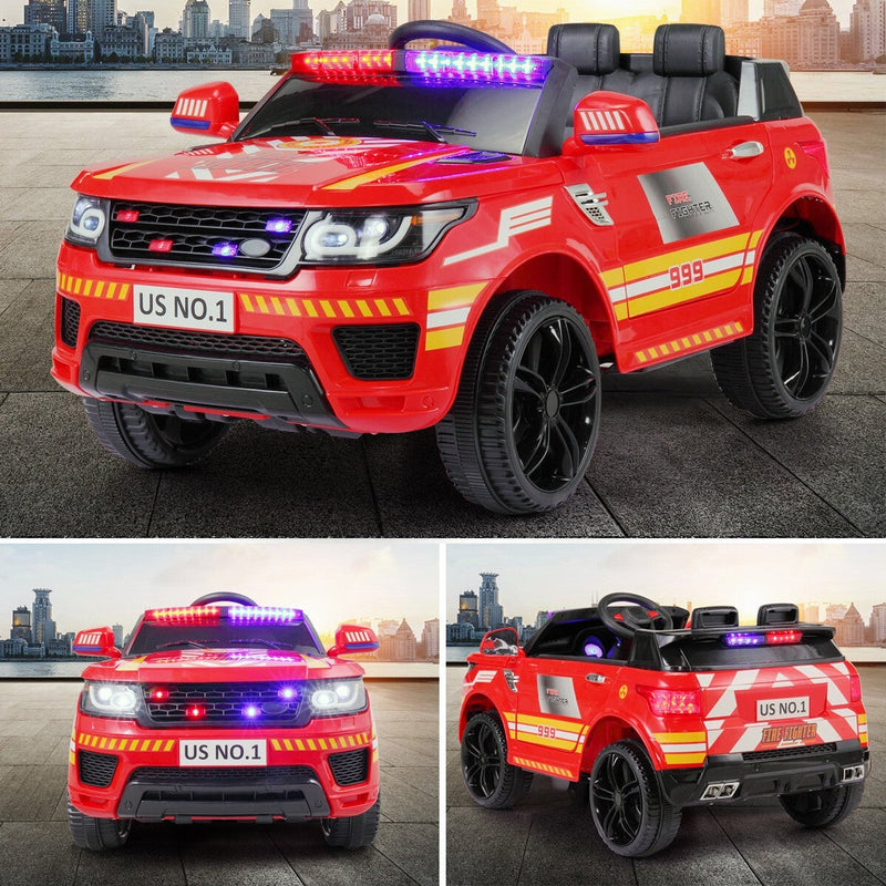 Load image into Gallery viewer, 12V Kids Electric Police Ride-On Car with Remote Control and Siren
