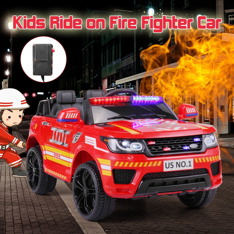 Load image into Gallery viewer, 12V Kids Electric Police Ride-On Car with Remote Control and Siren
