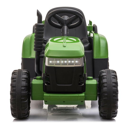 TOBBI 12V Kids Ride-On Tractor with Detachable Trailer - Electric Vehicle for Young Farmers