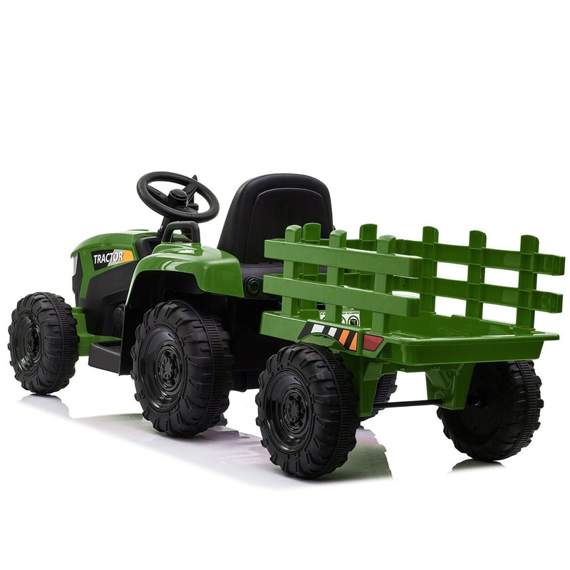 Load image into Gallery viewer, TOBBI 12V Kids Ride-On Tractor with Detachable Trailer - Electric Vehicle for Young Farmers
