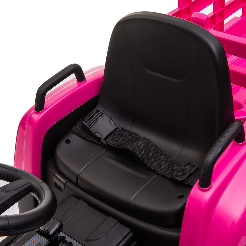 Load image into Gallery viewer, TOBBI 12V Electric Tractor for Kids with Trailer and Dual Motors - Perfect Gift for Young Drivers
