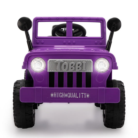 12V Electric Battery-Powered Ride-On Jeep Truck for Kids Ages 3-6