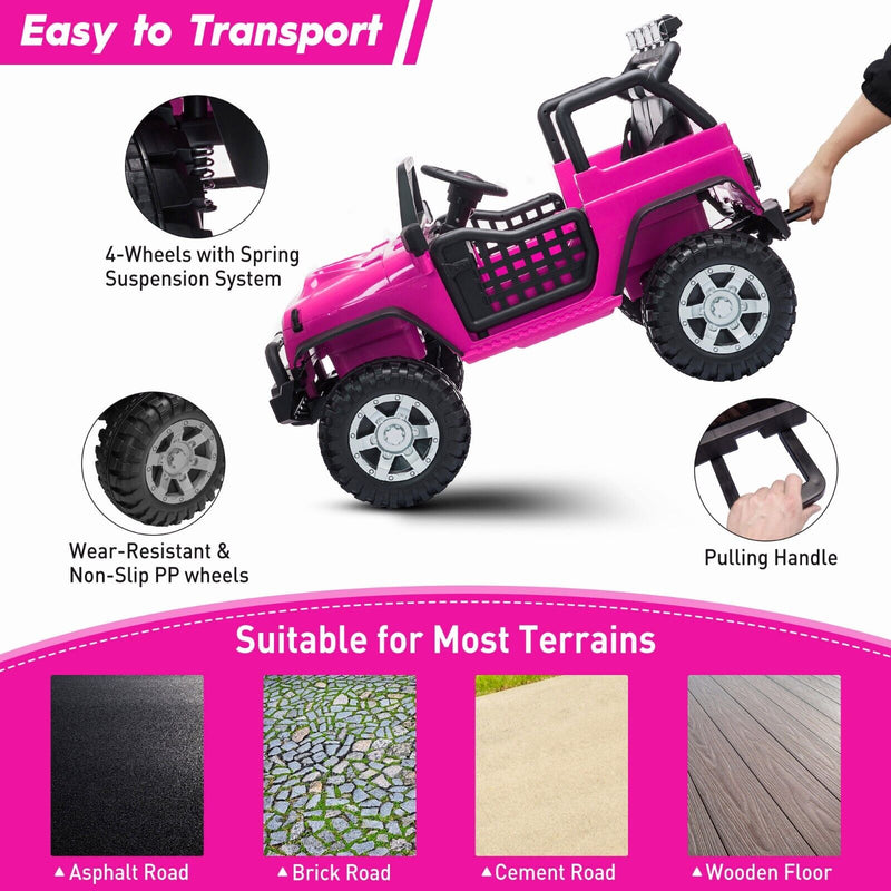 Load image into Gallery viewer, TOBBI 12V Electric Ride-On Truck with Remote Control for Kids
