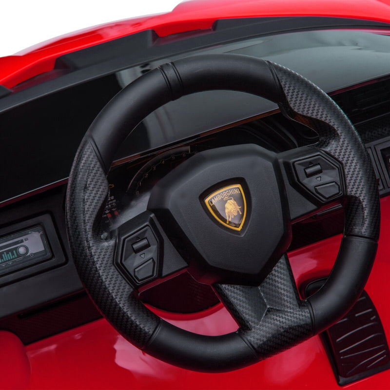 Load image into Gallery viewer, TOBBI 12V Lamborghini SIAN Electric Car for Kids with Remote Control - Red
