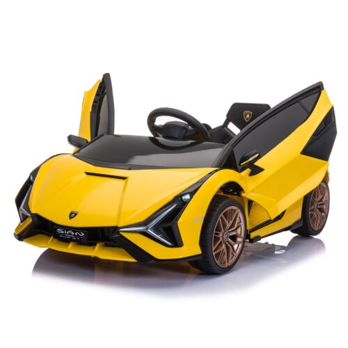 Load image into Gallery viewer, TOBBI 12V Lamborghini SIAN Electric Ride-On Car for Kids with 2.4G Remote Control
