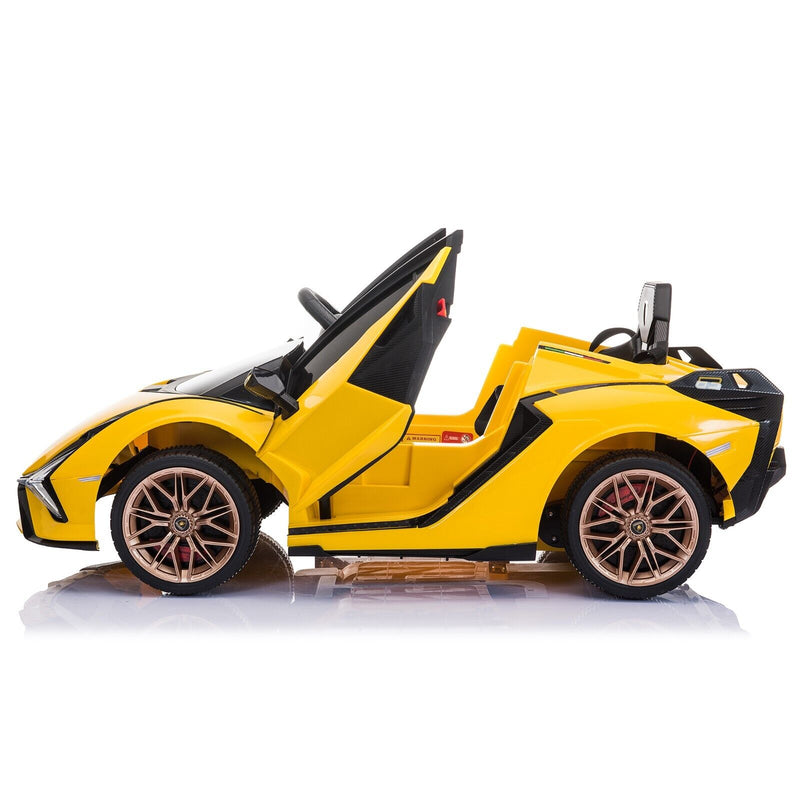 Load image into Gallery viewer, TOBBI 12V Lamborghini SIAN Electric Ride-On Car for Kids with 2.4G Remote Control

