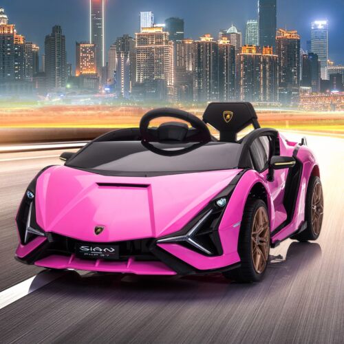Load image into Gallery viewer, TOBBI 12V Lamborghini SIAN Kids Ride-On Car with Remote Control - Electric Vehicle for Endless Fun!
