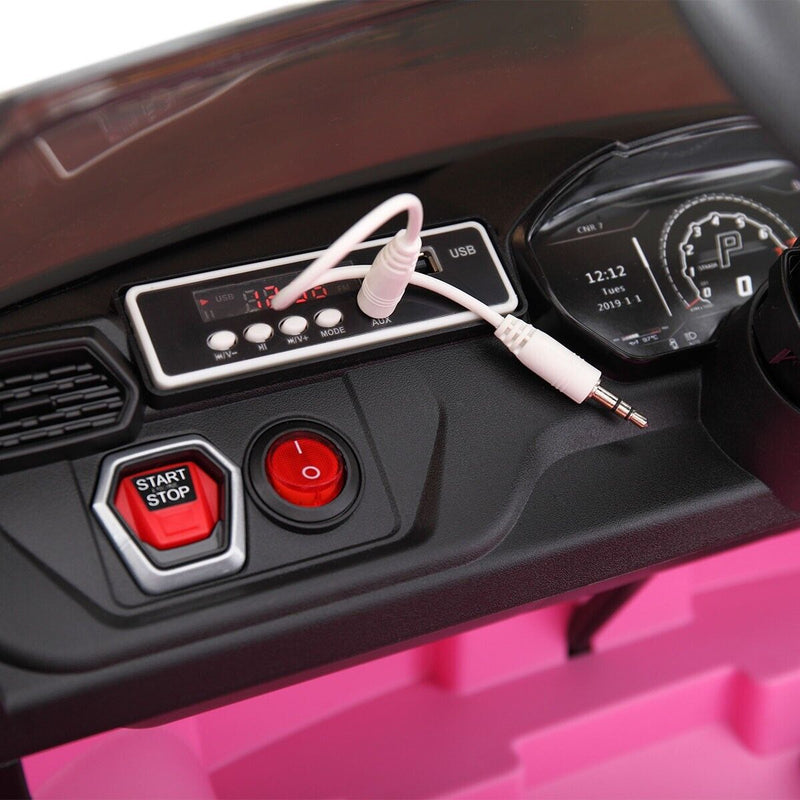 Load image into Gallery viewer, TOBBI 12V Lamborghini SUV Ride-On Car for Kids with Remote Control and MP3 Player, Pink

