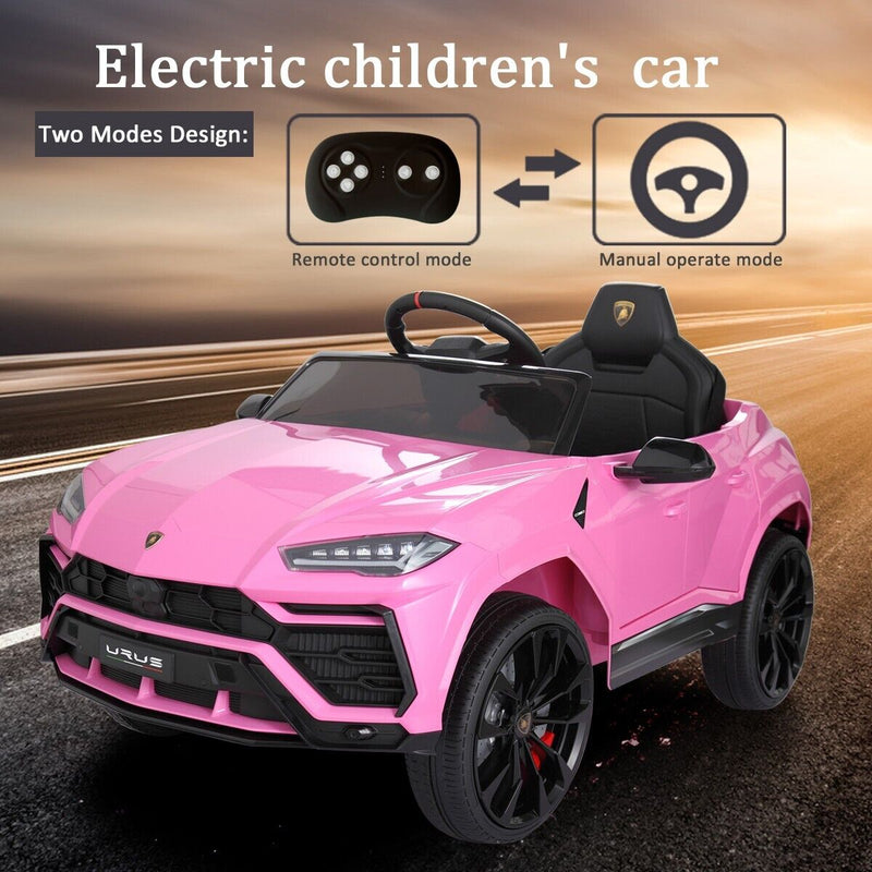 Load image into Gallery viewer, TOBBI 12V Pink Lamborghini SUV Ride-On Car with Remote Control and MP3 Player for Kids
