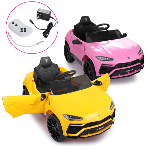 TOBBI 12V Lamborghini Urus Kids Ride-On Car with Remote Control - Licensed Electric Toy in 4 Vibrant Colors