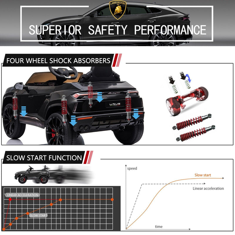 Load image into Gallery viewer, TOBBI 12V Lamborghini Urus Licensed Kids Ride on Car - Electric Motorized Vehicle for Endless Fun!
