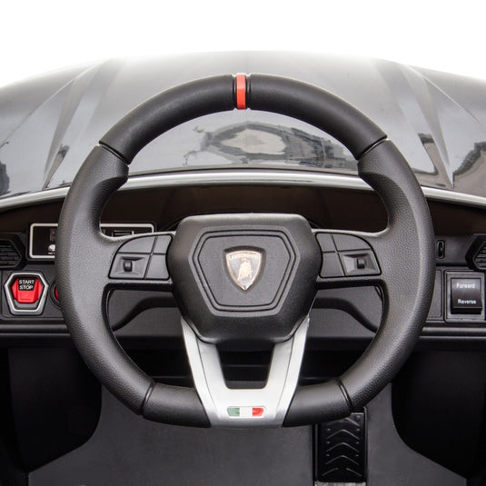 TOBBI 12V Lamborghini Urus Licensed Kids Ride on Car with Music - Black