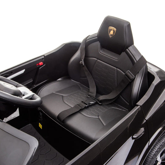 TOBBI 12V Lamborghini Urus Licensed Kids Ride on Car with Music - Black