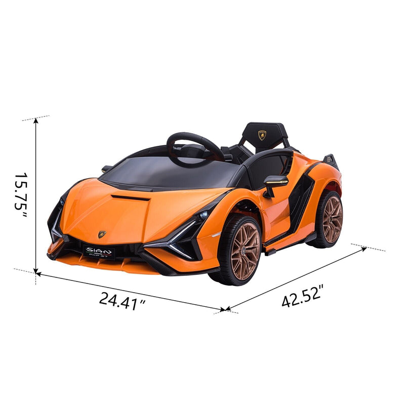 Load image into Gallery viewer, TOBBI 12V Licensed Lamborghini Sian Battery Powered Ride On Car for Kids with Remote Control
