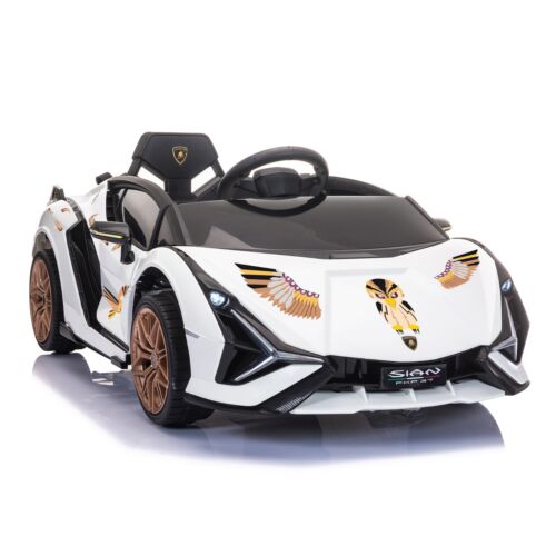 Load image into Gallery viewer, TOBBI 12V Licensed Lamborghini Sian Electric Kids Ride-On Car with Customizable Stickers
