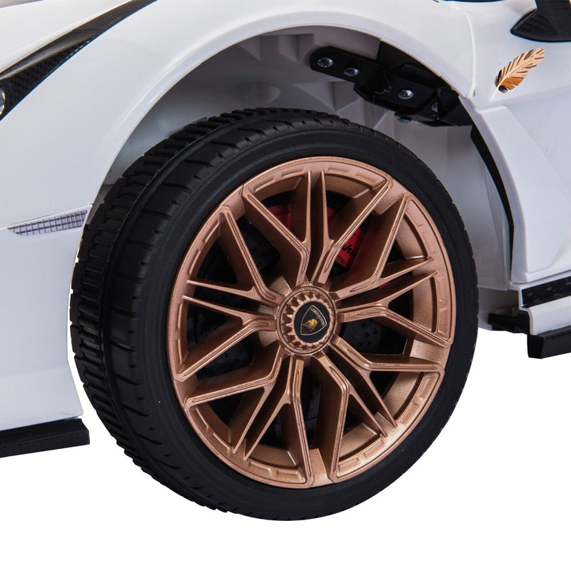 Load image into Gallery viewer, TOBBI 12V Licensed Lamborghini Sian Electric Kids Ride-On Car with Customizable Stickers
