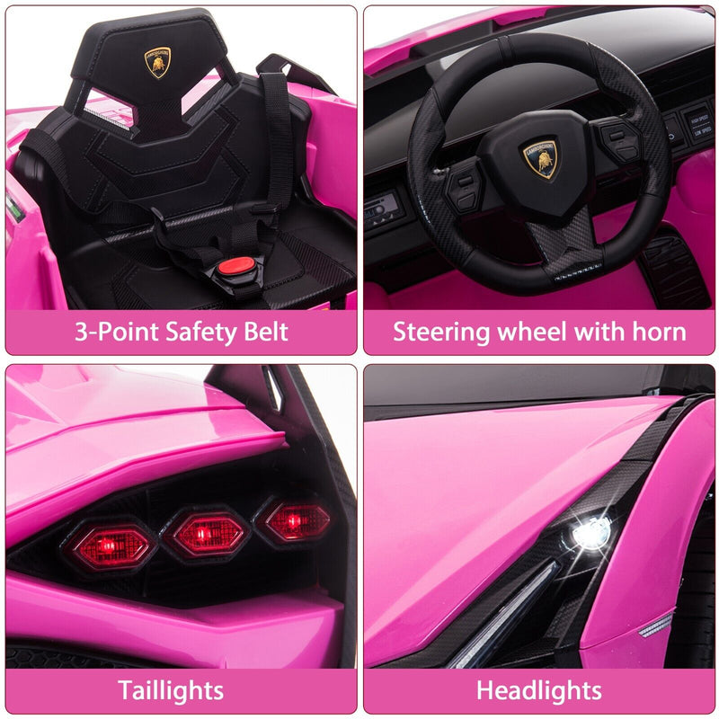 Load image into Gallery viewer, TOBBI 12V Licensed Lamborghini Sian Electric Ride-On Car for Kids with Remote Control
