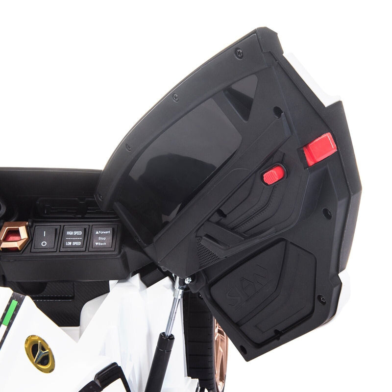 Load image into Gallery viewer, TOBBI 12V Licensed Lamborghini Sian Ride-On Car for Kids with Remote Control, Scissor Doors, and MP3 Player
