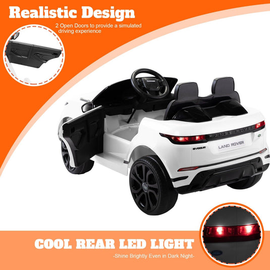 TOBBI 12V Licensed Land Rover Ride On Cars for Kids with Remote Control - Perfect Gift Option